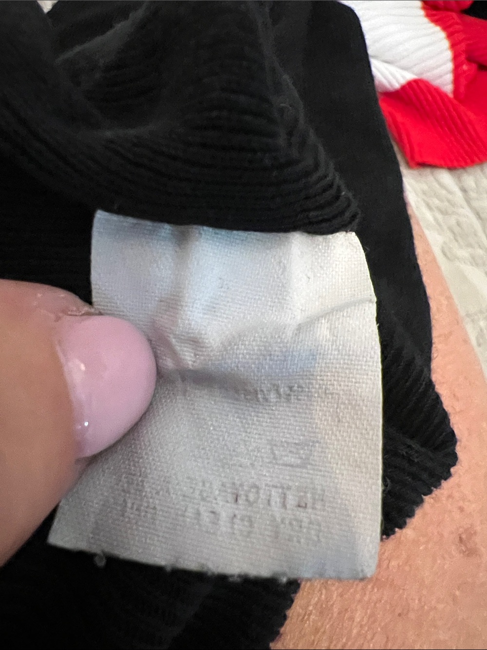 Balenciaga Black Deep V Ribbed Waist Knit Top - Picture 3 of 4